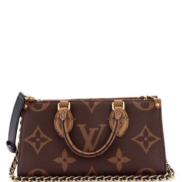 Sac cabas OnTheGo monogram géant réversible East West